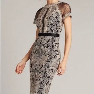 Tadashi Shoji - Newton Lace & Neoprene Cocktail Dress BSU18085M